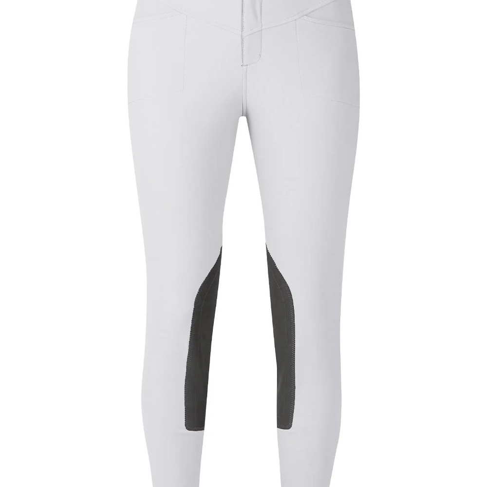 Kerrits Kids Crossover II Knee Patch Breech - White